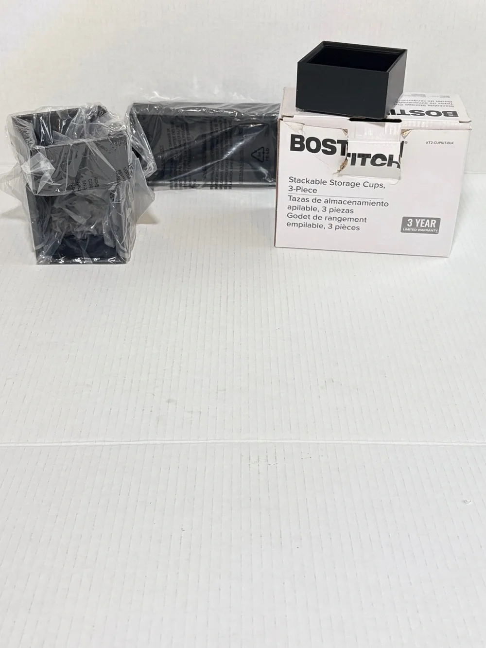 BOSTITCH KONNECT Stackable Organizing Cups